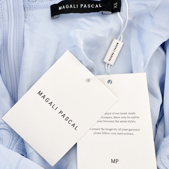 New MAGALI PASCAL Cleo Hydrangea Cut Out Silk Dress XS - Picture 9 of 9